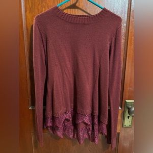 SO Brand Maroon Sweater